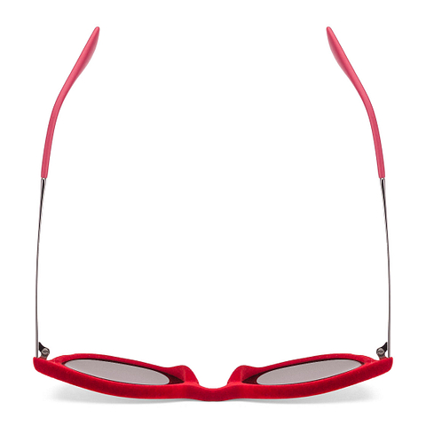 BRANDED Red Full Rim Square right side