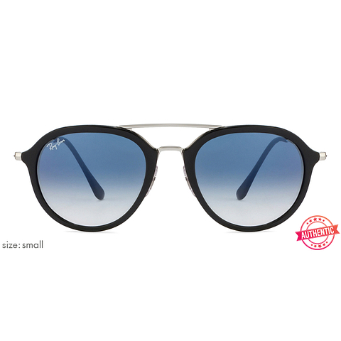 Ray-Ban Dark Gunmetal Full Rim Aviator left side