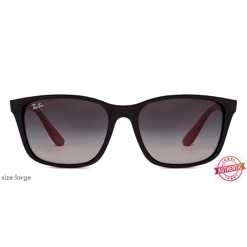BRANDED Black Full Rim Square left side