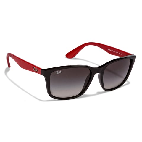BRANDED Black Full Rim Square left side