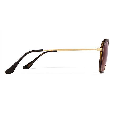 BRANDED Gold Full Rim Square right side