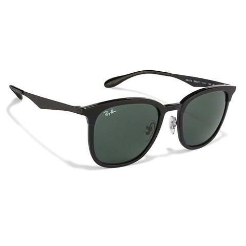 Ray-Ban Black Full Rim Square left side Ray-Ban Black Full Rim Square left side