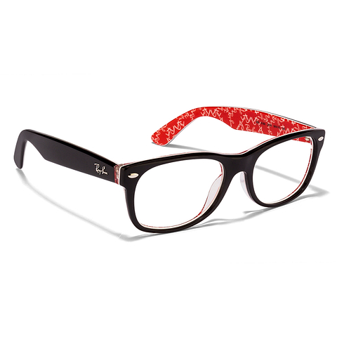 Ray-Ban Black Full Rim Rectangle left side Ray-Ban Black Full Rim Rectangle left side