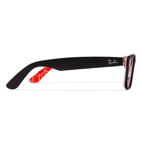 Ray-Ban Black Full Rim Rectangle right side Ray-Ban Black Full Rim Rectangle right side