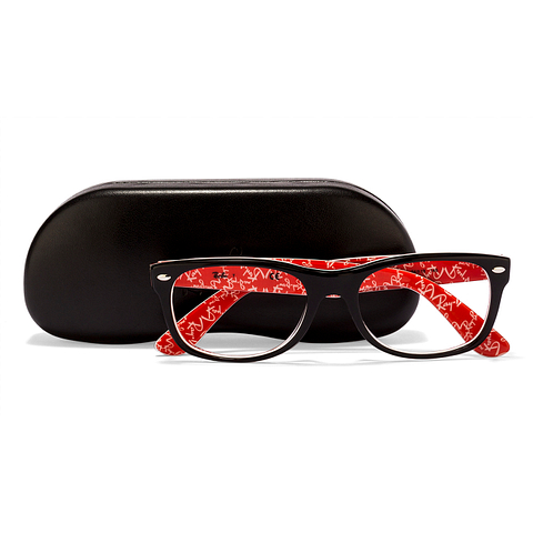 Ray-Ban Black Full Rim Rectangle left side Ray-Ban Black Full Rim Rectangle left side