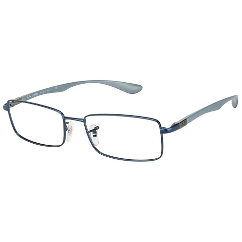 Ray-Ban Sky Blue Full Rim Rectangle left side