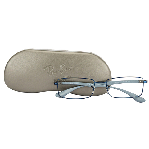 Ray-Ban Sky Blue Full Rim Rectangle right side