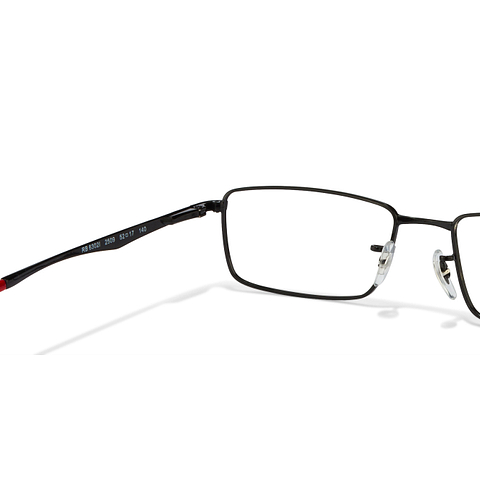 Black Red 2509 Unisex Eyeglasses