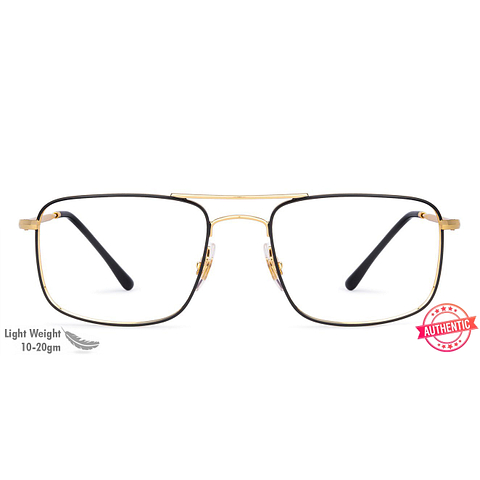 BRANDED Gold Full Rim Square right side BRANDED Gold Full Rim Square right side