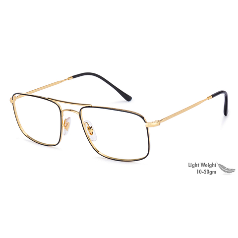 BRANDED Gold Full Rim Square left side BRANDED Gold Full Rim Square left side