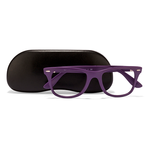 Ray-Ban Purple Full Rim Square left side