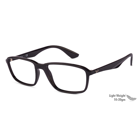 BRANDED Black Full Rim Rectangle left side