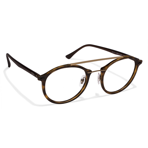 BRANDED Light Brown Full Rim Round left side BRANDED Light Brown Full Rim Round left side