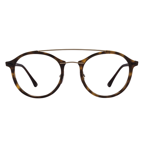 BRANDED Light Brown Full Rim Round right side BRANDED Light Brown Full Rim Round right side
