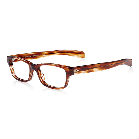 Senichisaku Light Brown Full Rim Rectangle right side