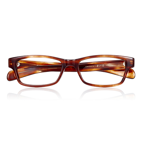 Senichisaku Light Brown Full Rim Rectangle right side