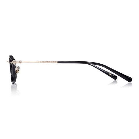 Senichisaku Black Full Rim Rectangle left side