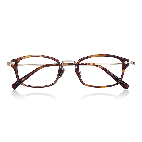 Senichisaku Light Brown Full Rim Rectangle right side