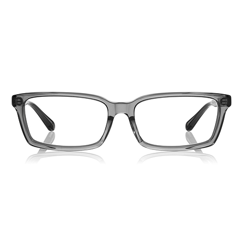 Senichisaku Light Gray Full Rim Rectangle left side