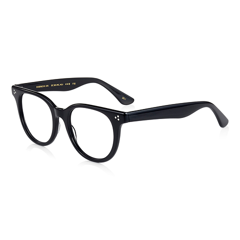 Senichisaku Black Full Rim Boston right side