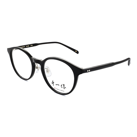Senichisaku Black Full Rim Boston right side
