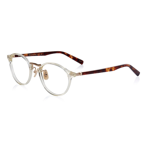 Senichisaku Clear Yellow Full Rim Boston right side