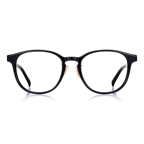 Senichisaku Black Full Rim Boston left side