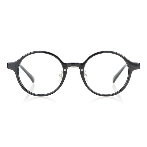 Senichisaku Black Full Rim Round left side