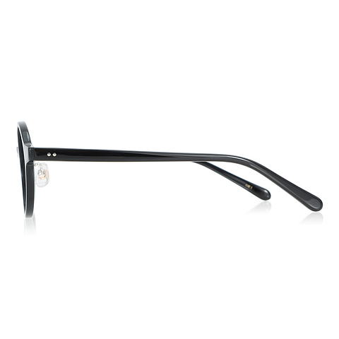 Senichisaku Black Full Rim Round left side