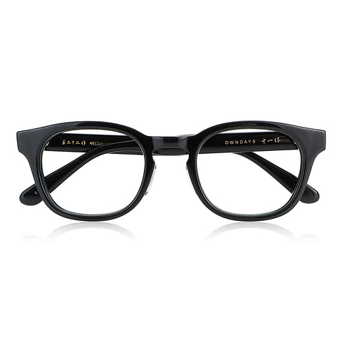 Senichisaku Black Full Rim Wellington right side