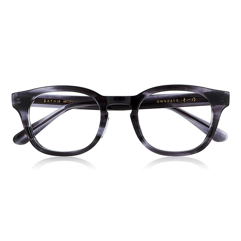 Senichisaku Light Gray Full Rim Wellington right side