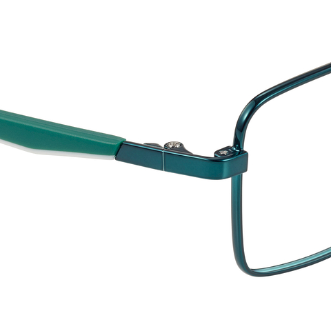 SQUID GAME × OWNDAYS Green Full Rim Rectangle right side