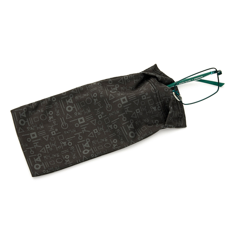 SQUID GAME × OWNDAYS Gold Full Rim Boston left side