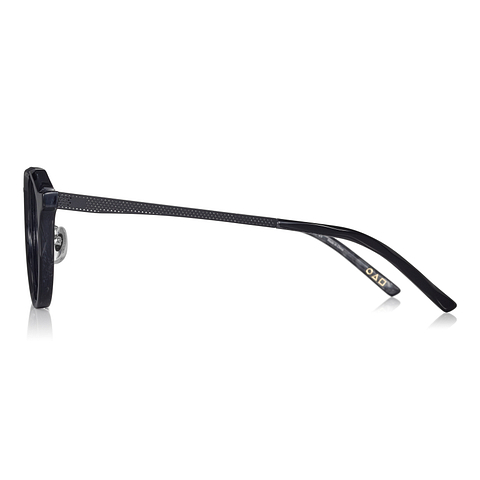 SQUID GAME × OWNDAYS Black Full Rim Boston left side