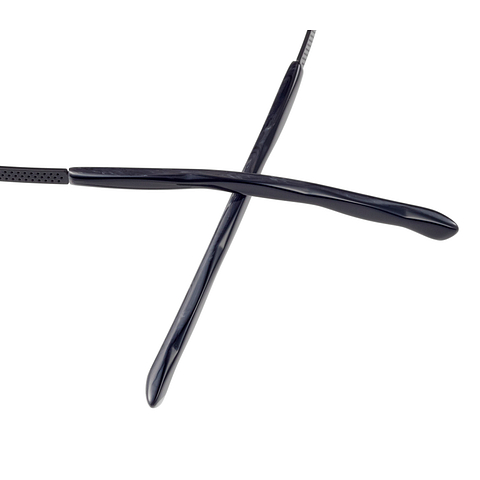 SQUID GAME × OWNDAYS Black Full Rim Boston left side