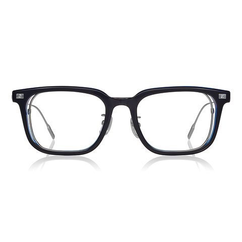 SQUID GAME × OWNDAYS Black Full Rim Wellington left side