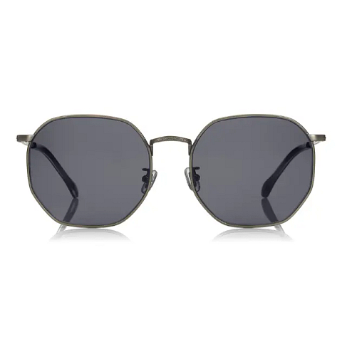 OWNDAYS | SUN Matte Gun Full Rim Wellington left side