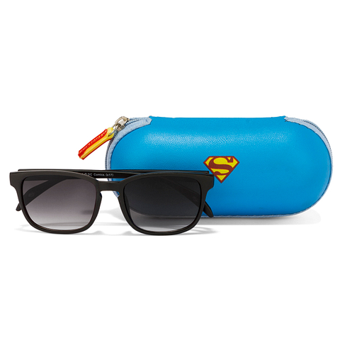 Superman Black Full Rim Square left side Superman Black Full Rim Square left side