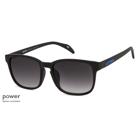 Superman Black Full Rim Square left side Superman Black Full Rim Square left side