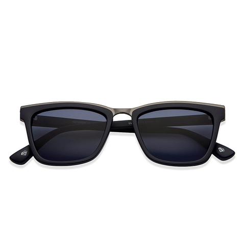 Superman Mid Gunmetal Full Rim Square left side