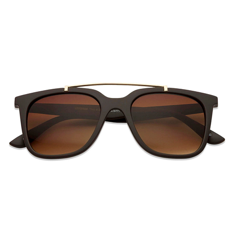 Superman Golden Brown Full Rim Square right side