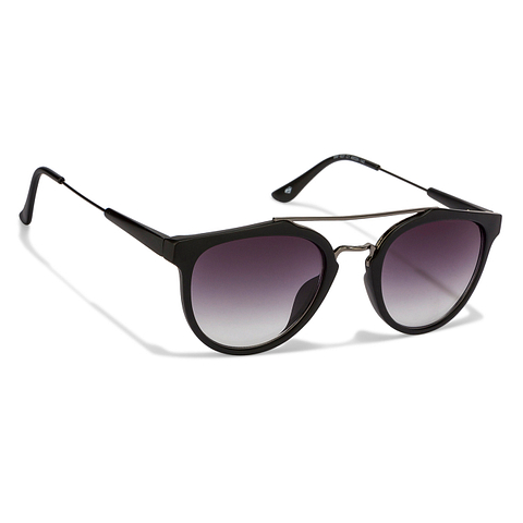 Superman Dark Gunmetal Full Rim Round left side Superman Dark Gunmetal Full Rim Round left side