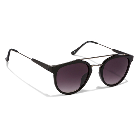 Lenskart STUDIO Dark Gunmetal Full Rim Round left side