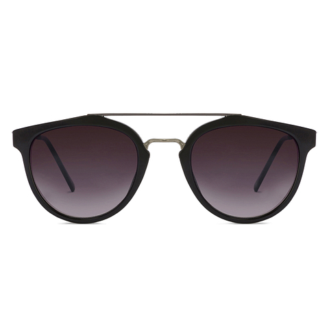 Lenskart STUDIO Dark Gunmetal Full Rim Round right side