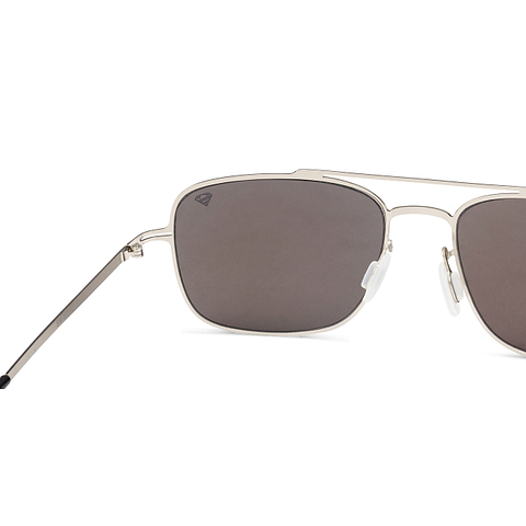 Lenskart STUDIO Silver Full Rim Rectangle left side Lenskart STUDIO Silver Full Rim Rectangle left side