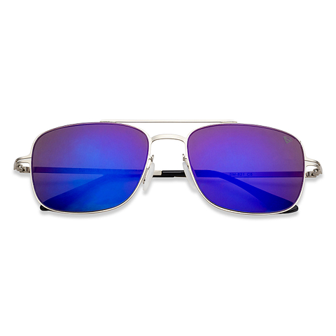 Lenskart STUDIO Silver Full Rim Rectangle right side Lenskart STUDIO Silver Full Rim Rectangle right side