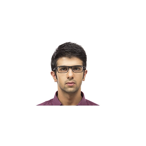 BRANDED Black Full Rim Rectangle right side BRANDED Black Full Rim Rectangle right side