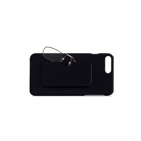 ThinOptics Black Full Rim Rectangle ThinOptics With Iphone 7 Cover Reading    Only For  2 5 Power right side