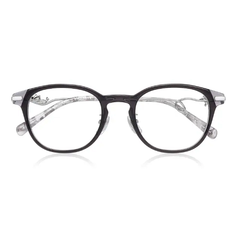TOM and JERRY × OWNDAYS Gray Full Rim Wellington right side
