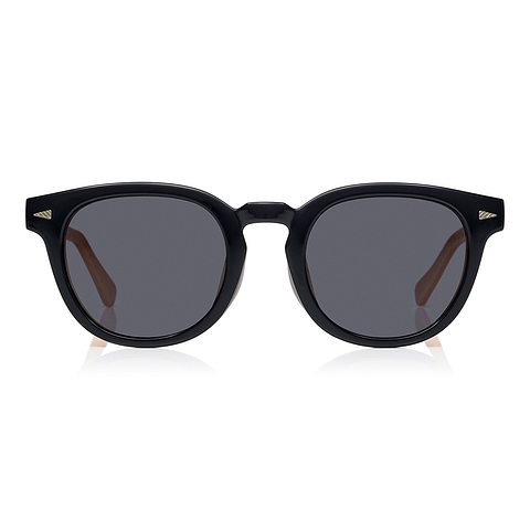 TOM and JERRY × OWNDAYS Black Full Rim Wellington right side